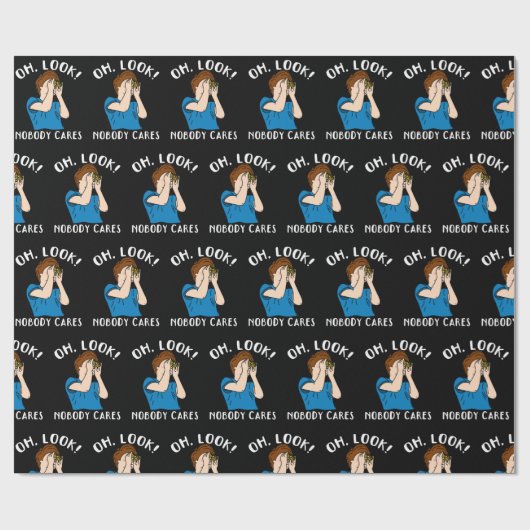 Sarcasm Offensive Quotes Geschenkpapier (Flach)