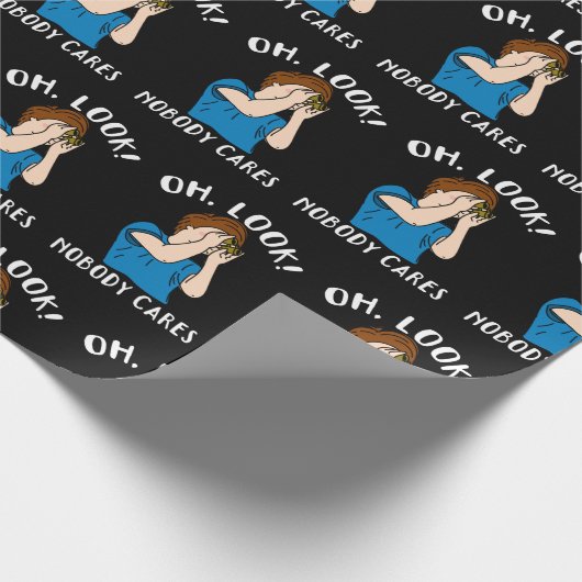 Sarcasm Offensive Quotes Geschenkpapier (Ecke)