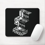 Sarcasm Periodic Table Element Weird Science Joke Mousepad (Mit Mouse)