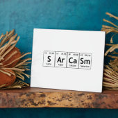 SArCaSm Periodic Table Elements Word Chemistry Fotoplatte (Seite)
