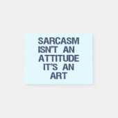 Sarcasm Post-it Klebezettel (Vorderseite)