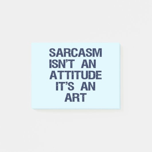 Sarcasm Post-it Klebezettel (Vorderseite)
