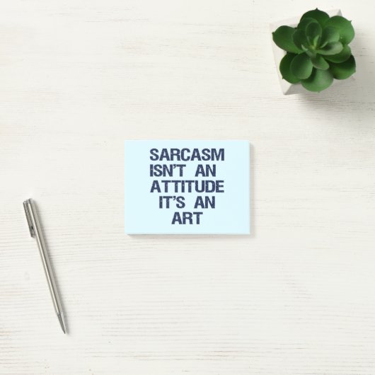 Sarcasm Post-it Klebezettel (Büro)