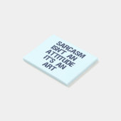 Sarcasm Post-it Klebezettel (angewinkelt)