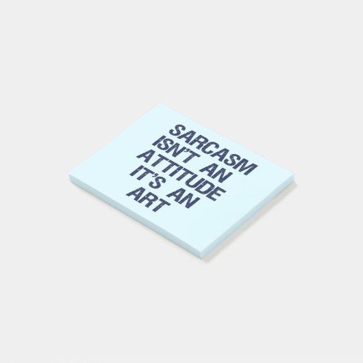 Sarcasm Post-it Klebezettel (angewinkelt)