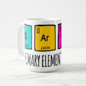 Sarcasm Primärelemente des Spaßes Kaffeetasse (Vorderseite Links)