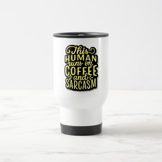 Sarcasm Quote Travel Mug Reisebecher (Mittel)