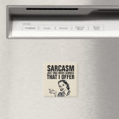 SARCASM RETRO HOUSEWIFF MAGNETS MAGNET (In Situ (Geschirrspüler))