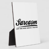 Sarcasm Service Fotoplatte (Seite)