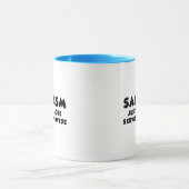 Sarcasm Service Kaffee-Tasse Tasse (Zentrum)