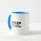 Sarcasm Service Kaffee-Tasse Tasse (Vorderseite Links)