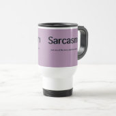 Sarcasm Services Reisebecher (VorderseiteRechts)