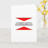Sarcasm Skill Karte (Gelbe Blume)