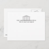 Sarcasm-Stiftung Postkarte (Vorne/Hinten)