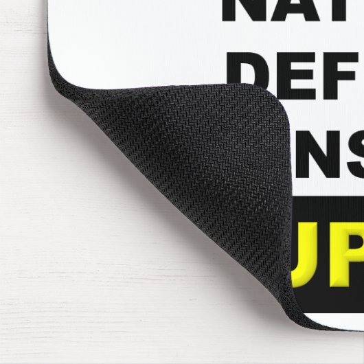 Sarcasm Stupidity Defense Mousepad Mouse Pad Funny (Ecke)