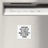 Sarcasm Stupidity Magnet (In Situ (Geschirrspüler))