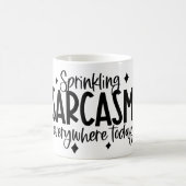 Sarcasm-Typografie Kaffeetasse (Mittel)