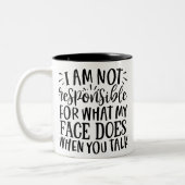 Sarcasm & Wit Coffee Mug Zweifarbige Tasse (Links)
