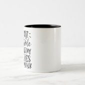 Sarcasm & Wit Coffee Mug Zweifarbige Tasse (Mittel)