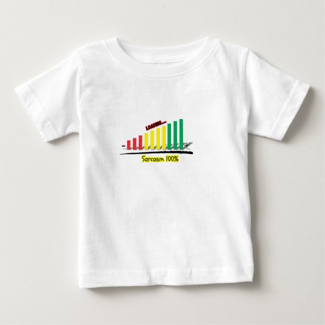 SarcasmMeter Baby T-shirt (Vorderseite)