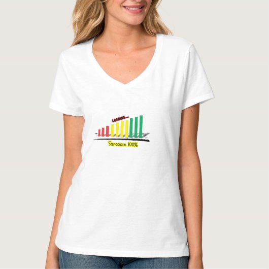 SarcasmMeter T-Shirt (Vorderseite)