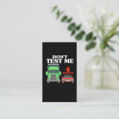 Sarcastic 18 Radfahrer Funny Truck Fahrer Visitenkarte (Stehend Vorderseite)