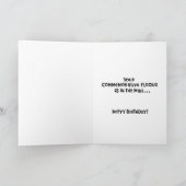 Sarcastic 40. Geburtstagskarte Karte (Innenseite)