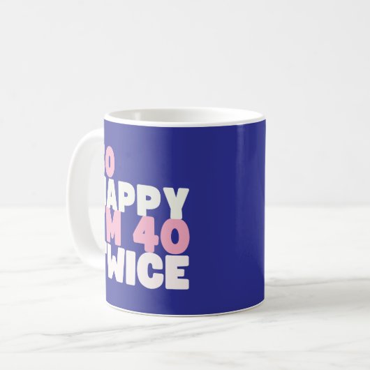 Sarcastic 80 Jahre Old B Day Funny 80 th Birthday Kaffeetasse (Vorderseite Links)