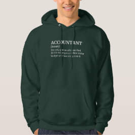 Sarcastic Accountant Spaß Hoodie