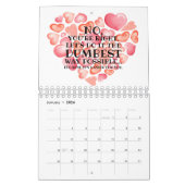 Sarcastic Affirmations Wall Calendar Feel pink Kalender (Jan 2026)
