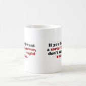 Sarcastic Answers Kaffeetasse (Mittel)