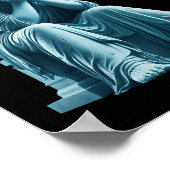 Sarcastic Anti-Trump Er ist eine idiot Statue der Poster (Ecke)