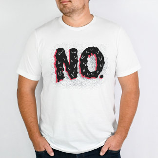 Sarcastic antisocial komische No Typografy T-Shirt