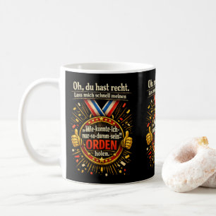 Sarcastic Award Quote – Medal Humor Design Kaffeetasse