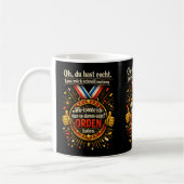 Sarcastic Award Quote – Medal Humor Design Kaffeetasse (Links)