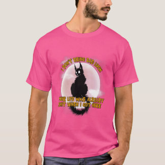 Sarcastic Black Cat T-Shirt