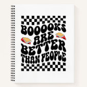Sarcastic Book Lover "Books Are Better Than People Notizblock (Vorderseite)