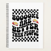 Sarcastic Book Lover "Books Are Better Than People Planer (Vorderseite)