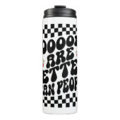 Sarcastic Book Lover "Books Are Better Than People Thermosbecher (Vorderseite)