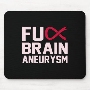 Sarcastic Brain Aneurysm Awareness Montag Unterstü Mousepad