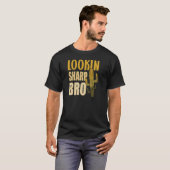 Sarcastic Cactus Looking Sharp Bro Cactus Joke T-Shirt (Vorne ganz)