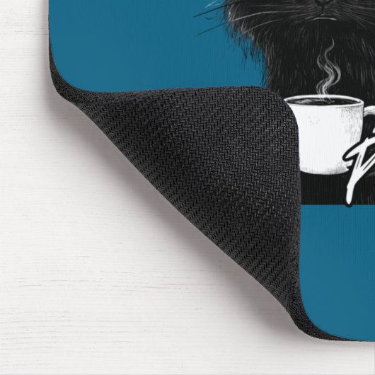 Sarcastic Cat Funny Cat I'm Here I'm Awake Don't P Mousepad (Ecke)