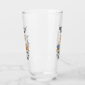 Sarcastic Cat - Funny Orange Art Glas (Links)