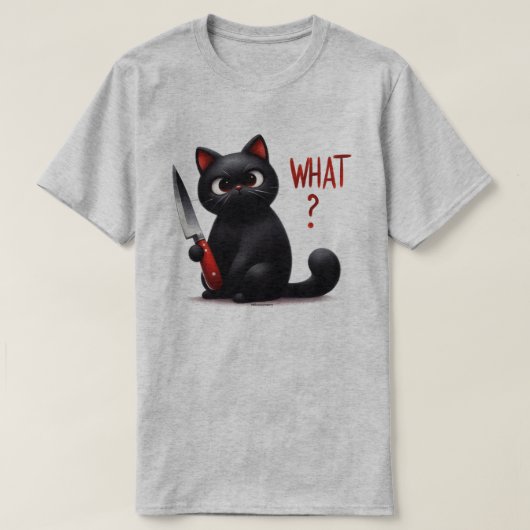 Sarcastic Cat Graphic T-Shirt (Design vorne)