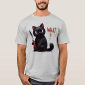 Sarcastic Cat Graphic T-Shirt (Vorderseite)