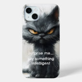 Sarcastic cat iPhone / iPad Gehäuse Case-Mate iPhone Hülle (Rückseite)