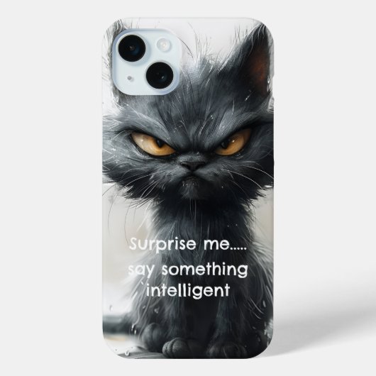 Sarcastic cat iPhone / iPad Gehäuse Case-Mate iPhone Hülle (Rückseite)