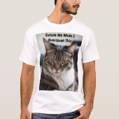 Sarcastic Cat T-Shirt (Vorderseite)