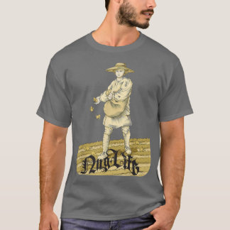 Sarcastic Chicken Nuggets Bauer Nug Leben Kick Lo T-Shirt