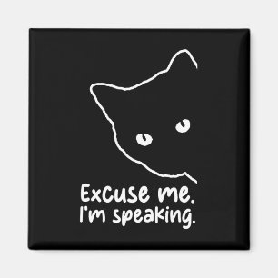 Sarcastic Childless Cat Lady Entschuldigung Ich bi Magnet